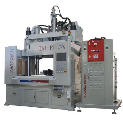 160トンの低作業台 LSR シリコン垂直回転注射鋳造機