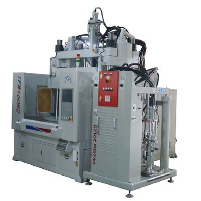 160トンの低作業台 LSR シリコン垂直回転注射鋳造機