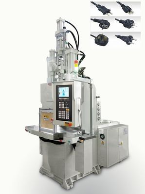 高効率の35トンの電源コード製造機械 垂直注射鋳造機械