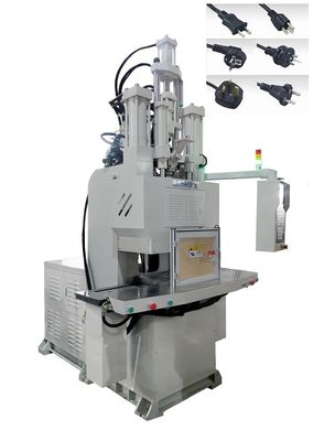 高効率の35トンの電源コード製造機械 垂直注射鋳造機械