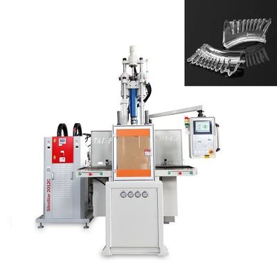 シリコン光学レンズのための垂直ダブルスライドLSRシリコン注射鋳造機