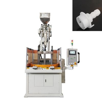 エネルギーを節約する回転型垂直プラスチック注入鋳造機 パイプコネクタ用水